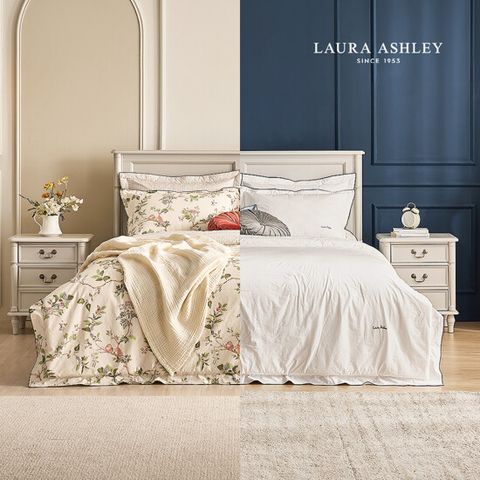 [방송에서만5종]로라애슐리 60수 고밀도 면 차렵이불 풀세트 LK라지킹