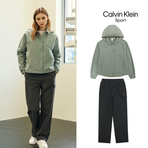 [국민카드5%할인]25FW] 캘빈클라인 여성 셔켓셋업 2종