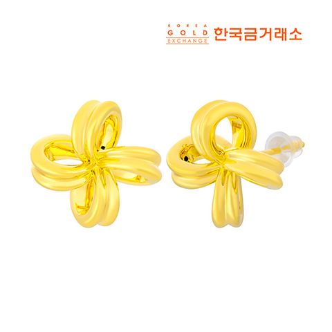 [한국금거래소]24K 플라워 귀걸이