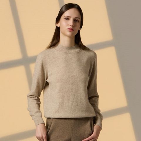 [앱섹] 25FW 몽골캐시미어 100% 하프넥 풀오버