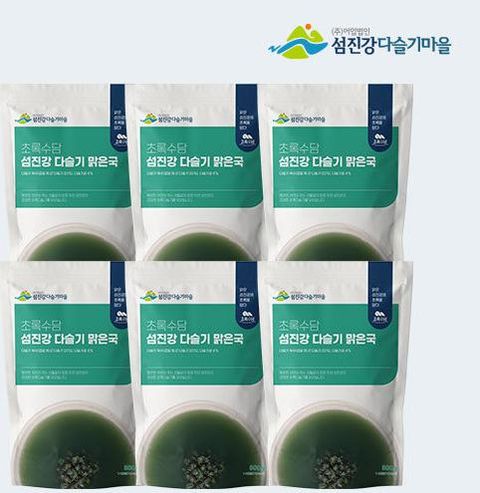 섬진강 다슬기 맑은국 500g 6팩