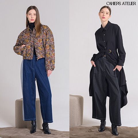 ◆ 25FW 소프트 코쿤핏 데님 팬츠