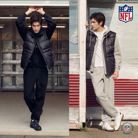 [삼성카드5%할인]25FW NFL 남성 패딩베스트 셋업 3종