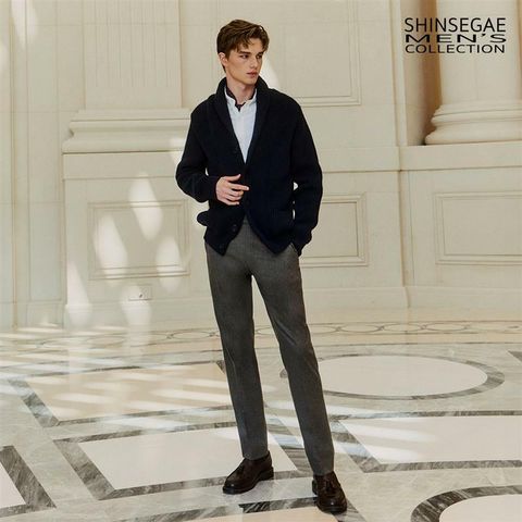 [카드 5%할인]신세계맨즈컬렉션 캐시미어울 혼방 팬츠 2SET