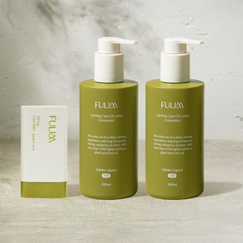 진정케어 보습세트(오일로션 2개 + 케어밤 1개)