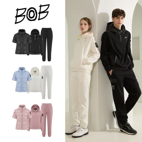 ○ BOB 25FW 여성 하이브리드 패딩 셋업 3종(패딩자켓+상의+하의)
