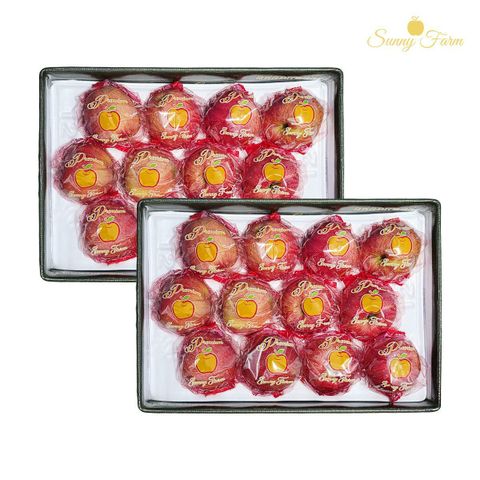 [써니팜] 감홍세척사과2.7kg*2박스(과당 215g~375g 내외, 박스당 8~12과)