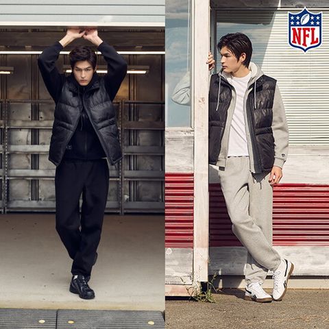 [런칭가 139,000원] NFL 남성 패딩베스트 셋업 3종