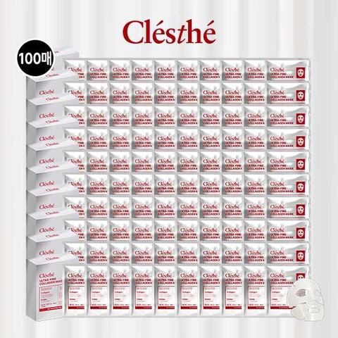 [NEW/에스테티션 패키지] 끌레스떼 콜라겐 마스크팩 100매