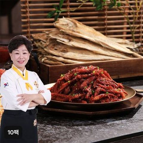 김선영 바로먹는 황태채 직화양념구이 100gX10팩