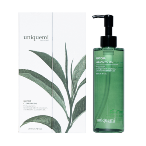 유니크미 말차 클렌징오일 1+1세트(250mL x 4개)