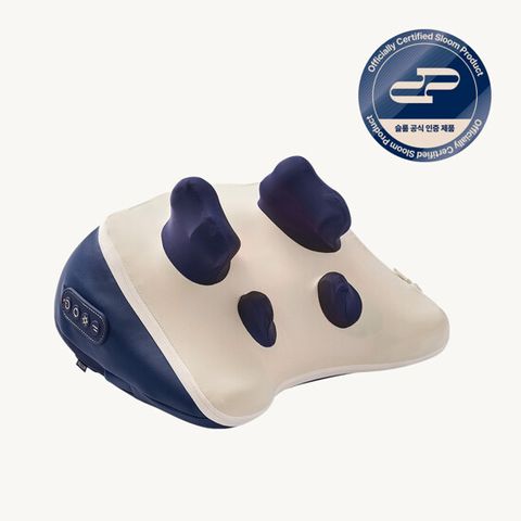 [슬룸] 넥숄더 프로 목 어깨 저소음 베개형 온열 마사지기