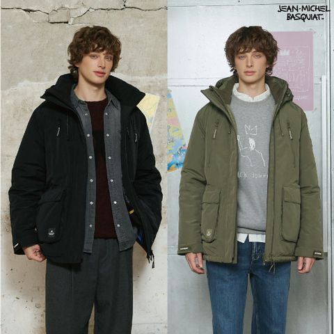 바스키아 25FW 남성 더블지퍼 패딩 코트 1종