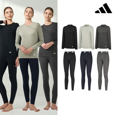 [아디다스] (25FW) 아디다스 정품 여성 동내의 패키지(3세트)