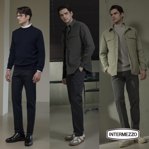 [카드 5%할인][웅니버스] 인터메조 25FW 치노 팬츠 3종