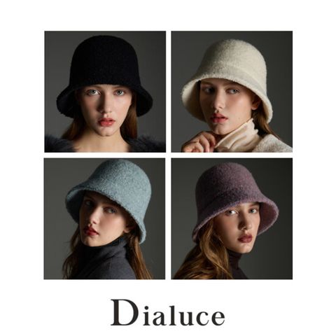 디아루체 25FW 울 블렌딩 양모 버킷햇