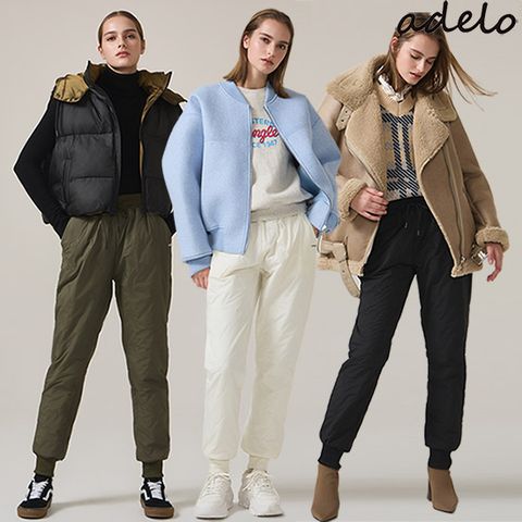[[Adelo]] 아델로 여성 패딩 팬츠 3종