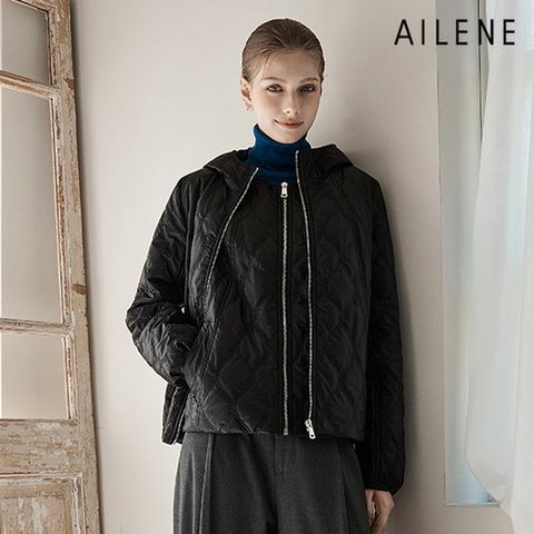 [엘렌느] 25FW 더블웨이브 퀼팅 점퍼+베스트 세트