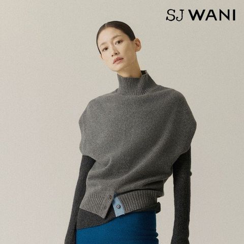 SJ와니 25FW 에어울 판초 니트 베스트 1종 (런칭 가격 89,900원)