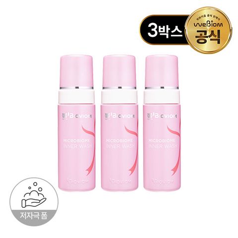[싱글구성] 위바이옴 데일리 폼워시 여성청결제 3개