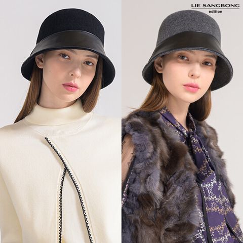 이상봉에디션 25FW 리버서블 클로슈햇 