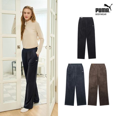 [푸마] 25FW 여성 골지 벨로아 팬츠 3종