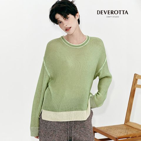 25FW 이태리알파카 리버서블 이중직 풀오버