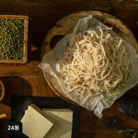 신덕재명인 3단 압출 쫄깃 두부면 24봉(두부면X24+비빔소스X10+멸치스프X7+얼큰스프X7)