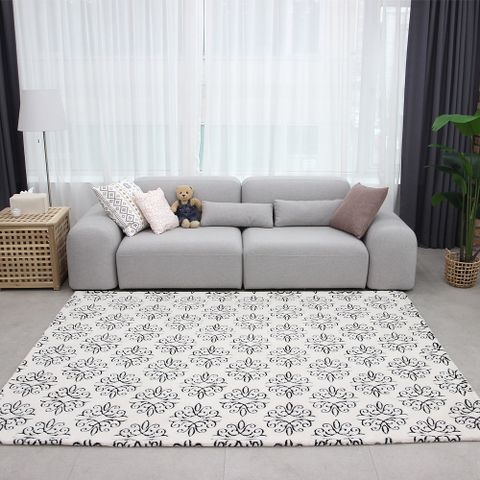 리앤데코 플로리안 카빙극세사 카페트 점보특대형