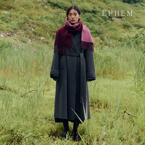 25FW 캐시미어 100 핸드메이드 브러쉬 텍스쳐 코트 1종