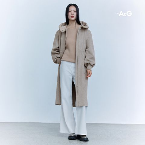 [최초가209,000원]더엣지 울혼방 콤비 후드코트