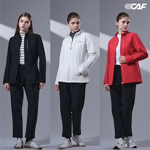 LECAF 25FW 여성 기모 우븐 트랙셋업 셋업 2종 (자켓 + 팬츠)