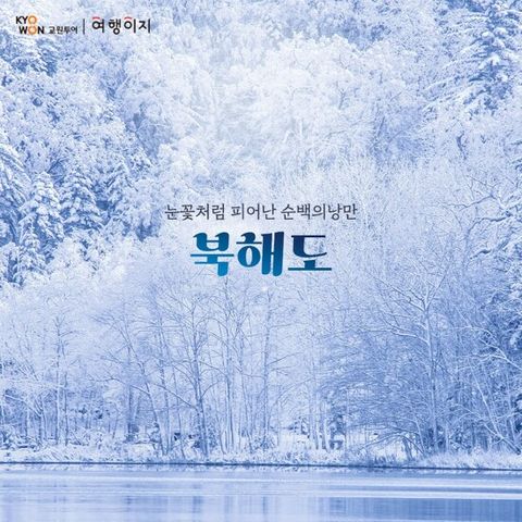 [교원투어 여행이지][홈쇼핑 예약자 NO팁] 겨울 북해도 눈꽃/온천 여행 4일