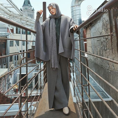 지스튜디오 25FW 윈터 울블렌드 스커트 팬츠