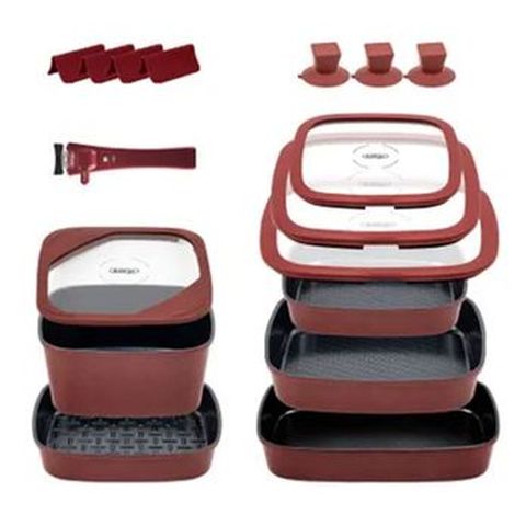 보오글 IH 네모 프라이팬냄비 풀세트