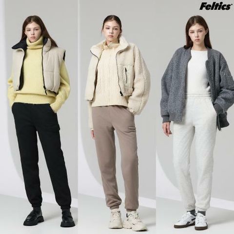 [국민카드5%할인]25FW 펠틱스 웜기모 조거 팬츠 3종 (여성) F13W