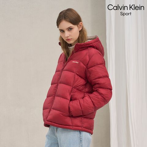 Calvin Klein 스포츠 여성 패커블 후드 패딩 1종