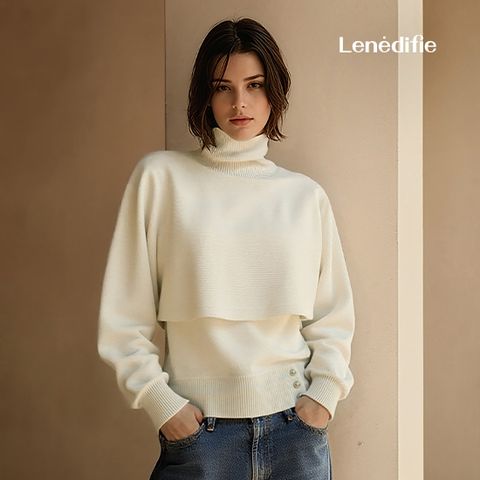 르네디피 25F/W 캐시미어울100 케이프+베스트 2종