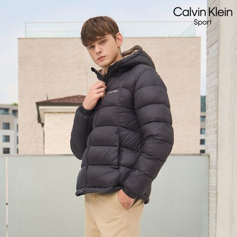 Calvin Klein 스포츠 남성 패커블 후드 패딩 1종