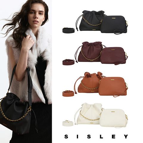[면세가 309000원] 25FW 시슬리 SISLEY 천연 소가죽 듀에토 토트백 2종 (토트백 1종 + 미니백 1종)