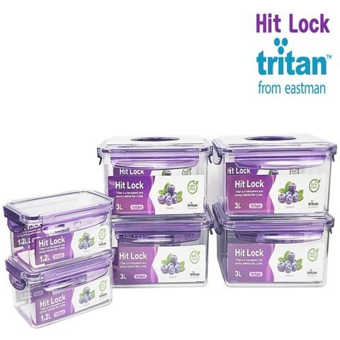 에코센스 히트락 올 트라이탄 밀폐용기 대용량 6종
