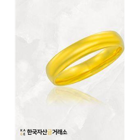 한국자산금거래소 KAGE 24K 순금 볼륨 반지