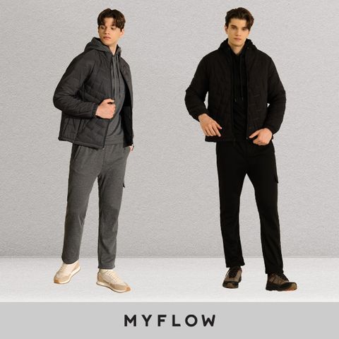 [기획특가]마이플로우 보아퍼 3종 세트(패딩점퍼1+후드티1+팬츠1), 남성