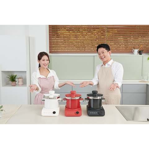 ★최초★ 순삭 멀티 전기압력솥+저당트레이+유리뚜껑 (최대 6인분(3L))(화이트/레드/블랙 중 택 1) (AGK-MP2(B/A))