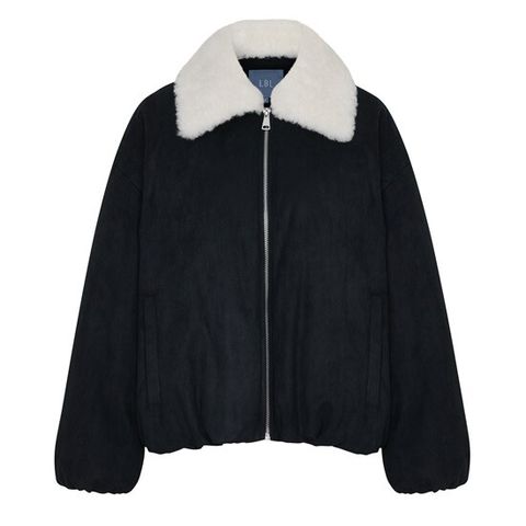 ○25FW FAUX 스웨이드 구스 다운