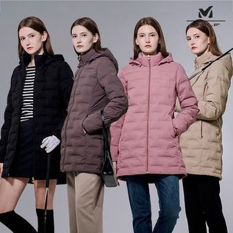 밀레골프 여성 튜브 스윙 구스다운 재킷