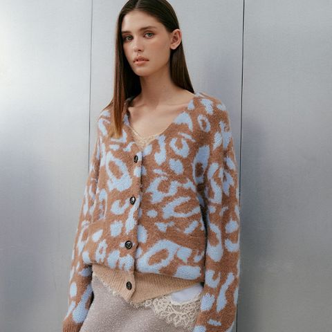바니스 뉴욕 25FW 리사 레오퍼드 가디건