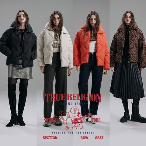 트루릴리전 25FW 여성 NEW 빅카라 헤비패딩