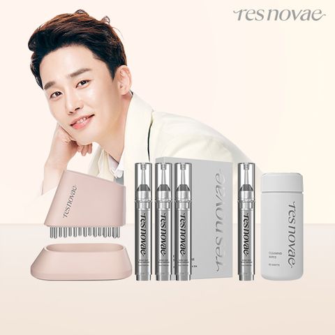 최신상 하이퍼샷 두피 디바이스(핑크)+두피앰플 4병+소독티슈
