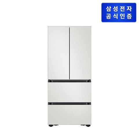 [420L] 비스포크 AI 김치플러스 4도어 키친핏 Max 420L RK70F42M2A[코타 화이트]